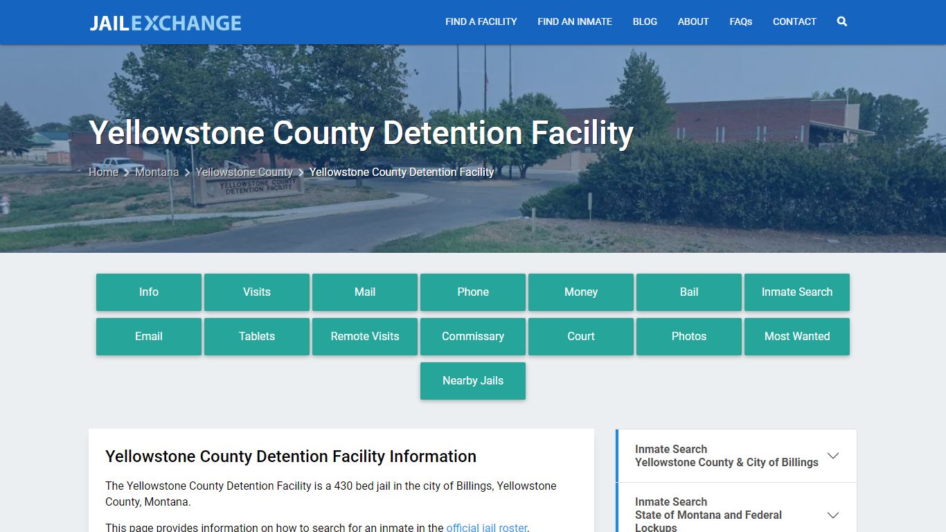 Yellowstone County Detention Facility - Jail Exchange